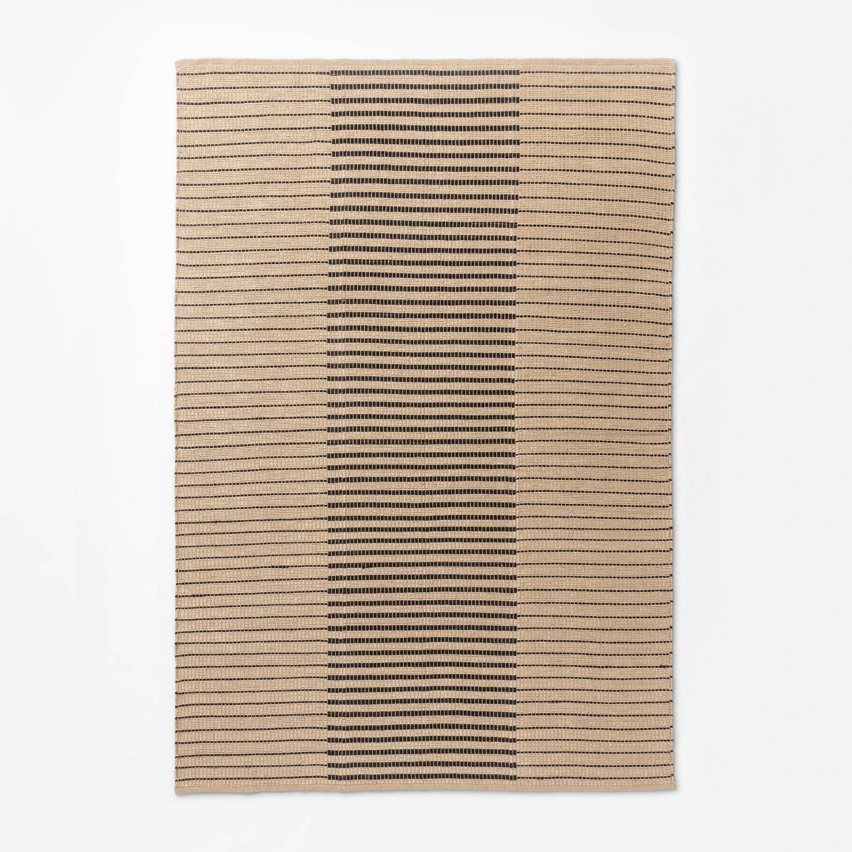 7'x10' Reseda Hand Woven Striped Jute Cotton Area Rug Black - Threshold™ designed with Studio M... | Target