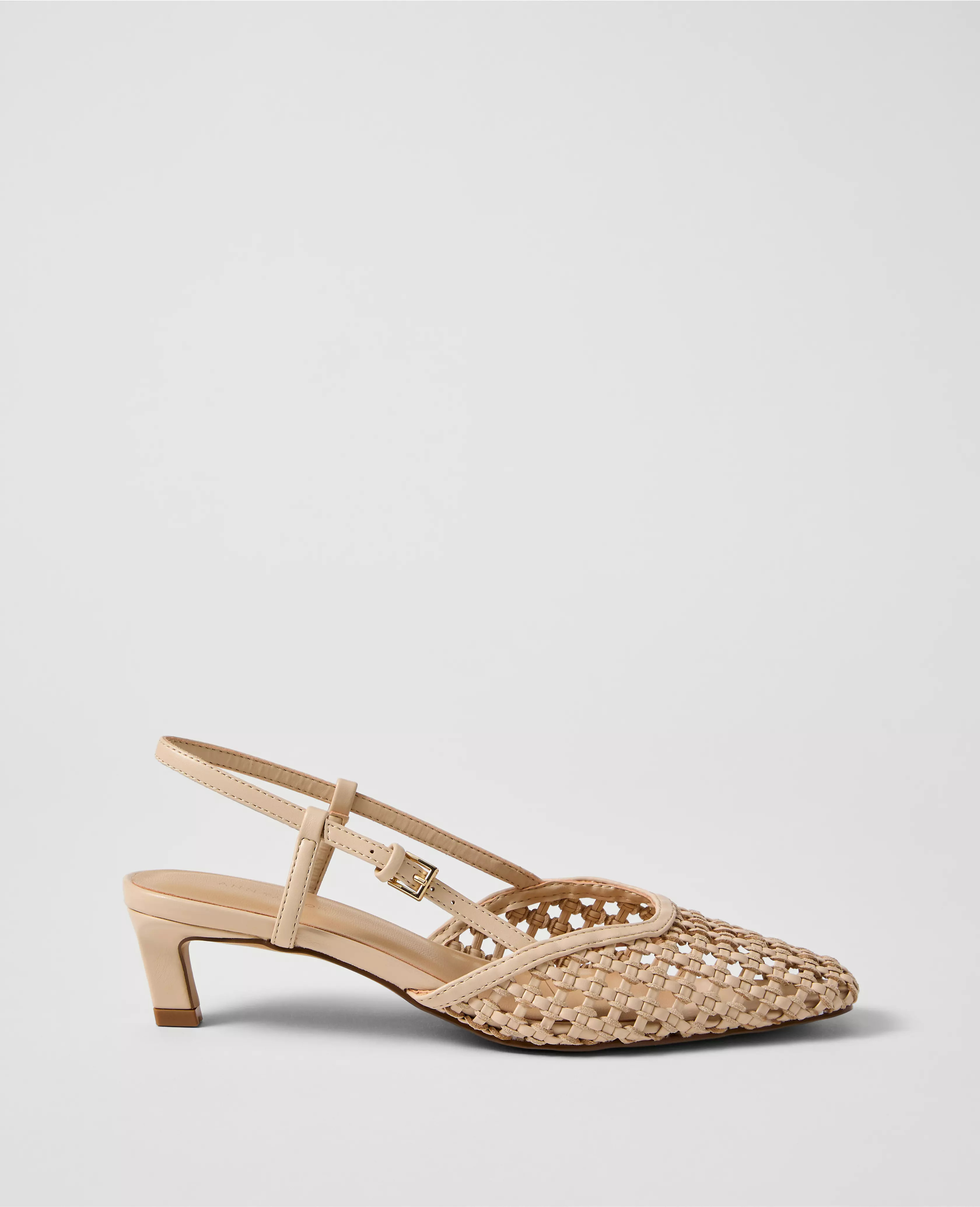 Woven Slingback Pump | Ann Taylor