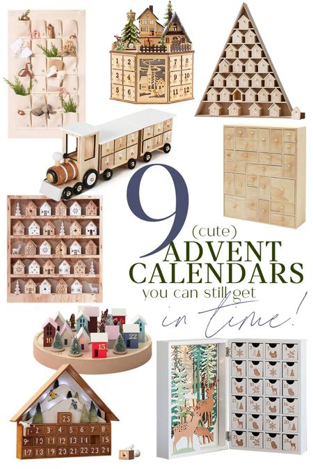 9 cute advent calendars you can still get before December 1st! #advent #adventcalendar #christmas #christmasdecor #homedecor

#LTKSeasonal #LTKunder100 #LTKhome