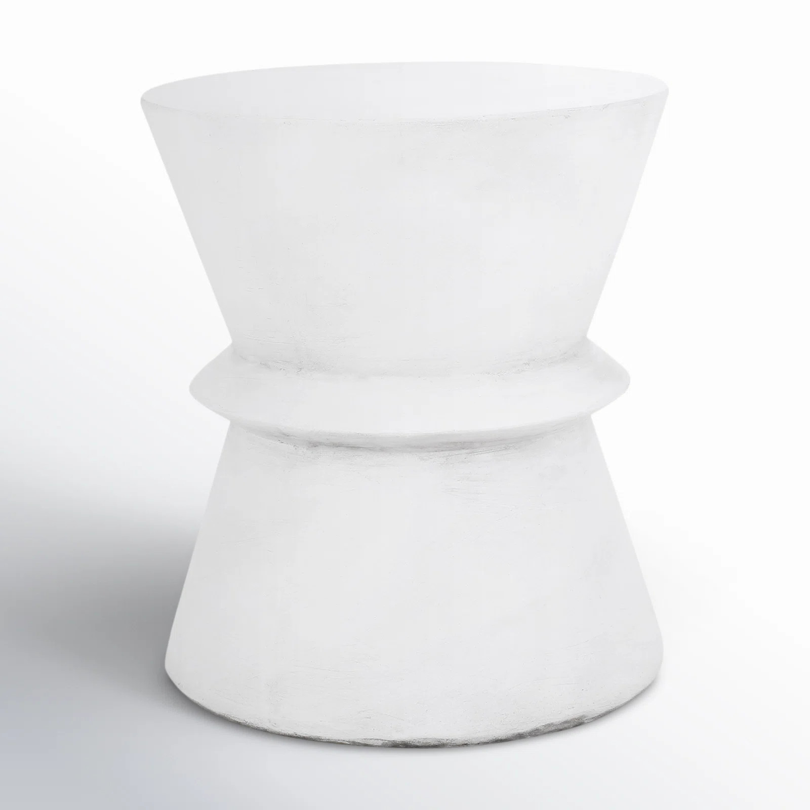 Jacqueline Round Concrete Outdoor Side Table | Wayfair North America