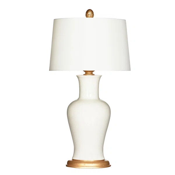 Amelie Alia 29" White/Gold Table Lamp | Wayfair North America