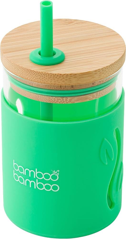 bamboo bamboo Toddler Sippy Cup with Straw and Lid, Transition Drinking Cup for Kids Holds 11.8 o... | Amazon (US)