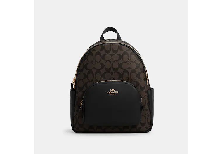 Court Backpack In Signature Canvas | Coach Outlet