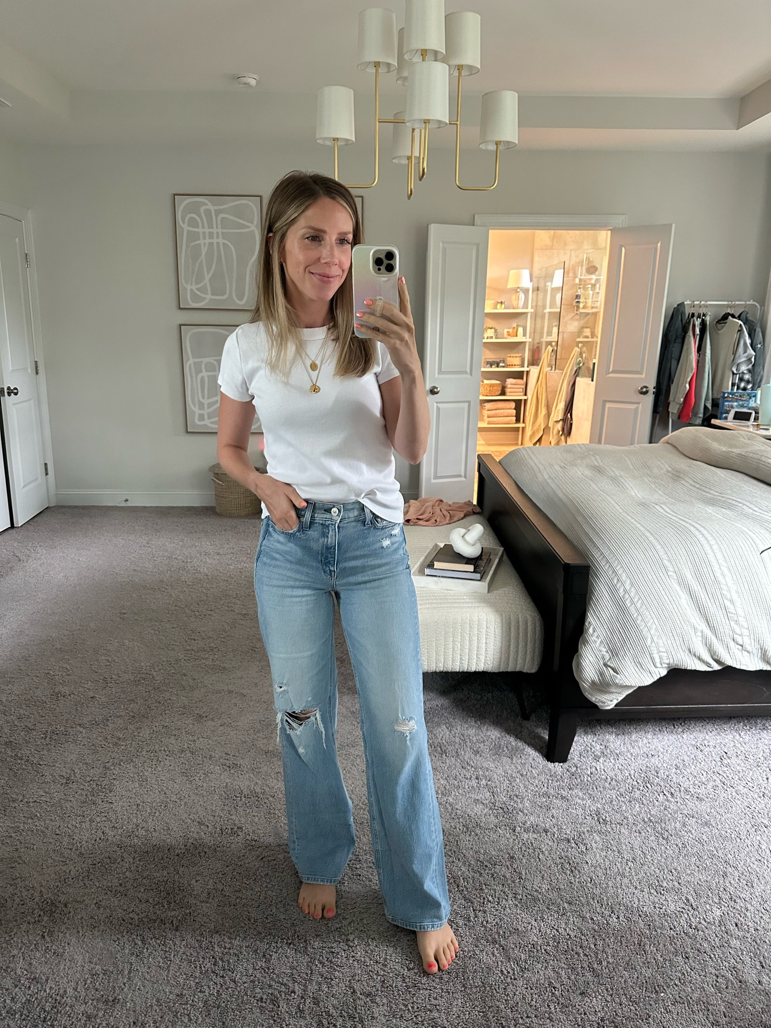 New jeans from AYR. I sized down and got the R inseam 

#LTKStyleTip