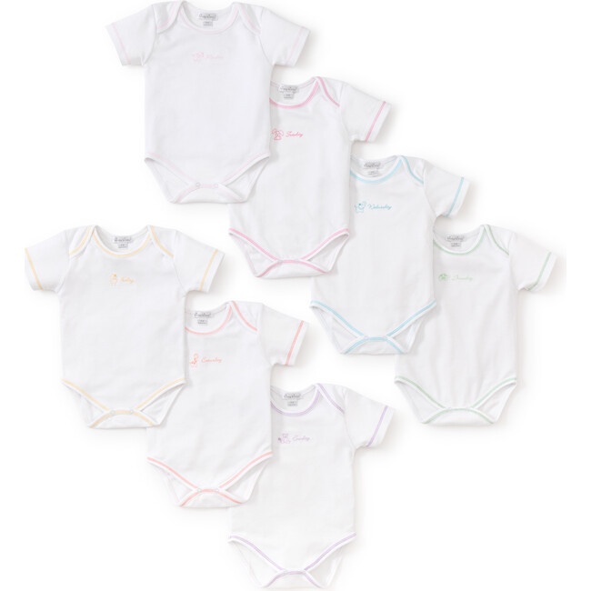 Girls Days of the Week Onesies Set | Maisonette