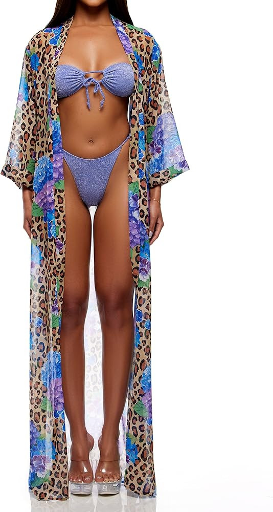 Forplay Women's Termoli Mesh Pool Kimono | Amazon (US)