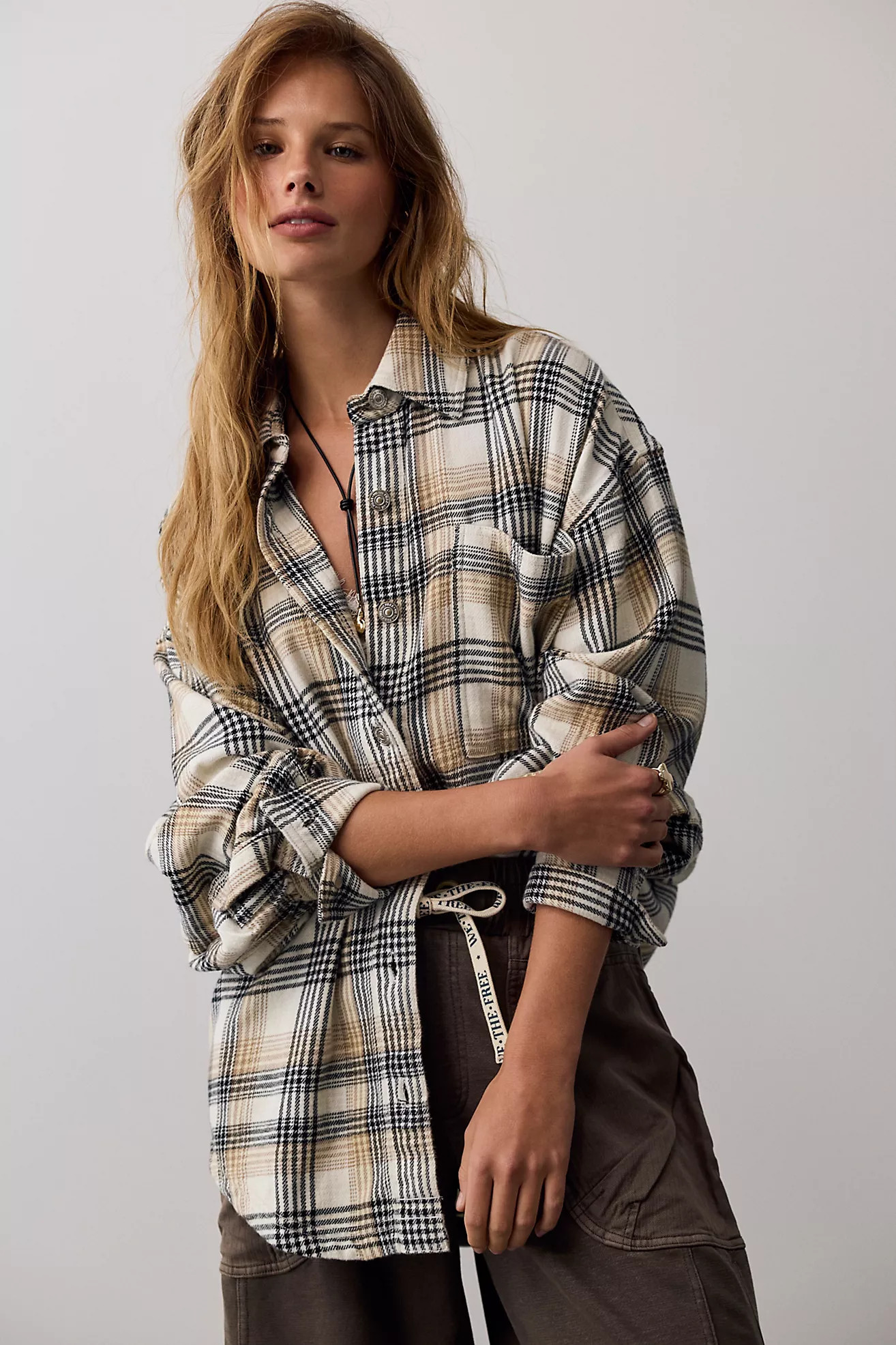 We The Free Ashley Plaid Shirt | Free People (Global - UK&FR Excluded)