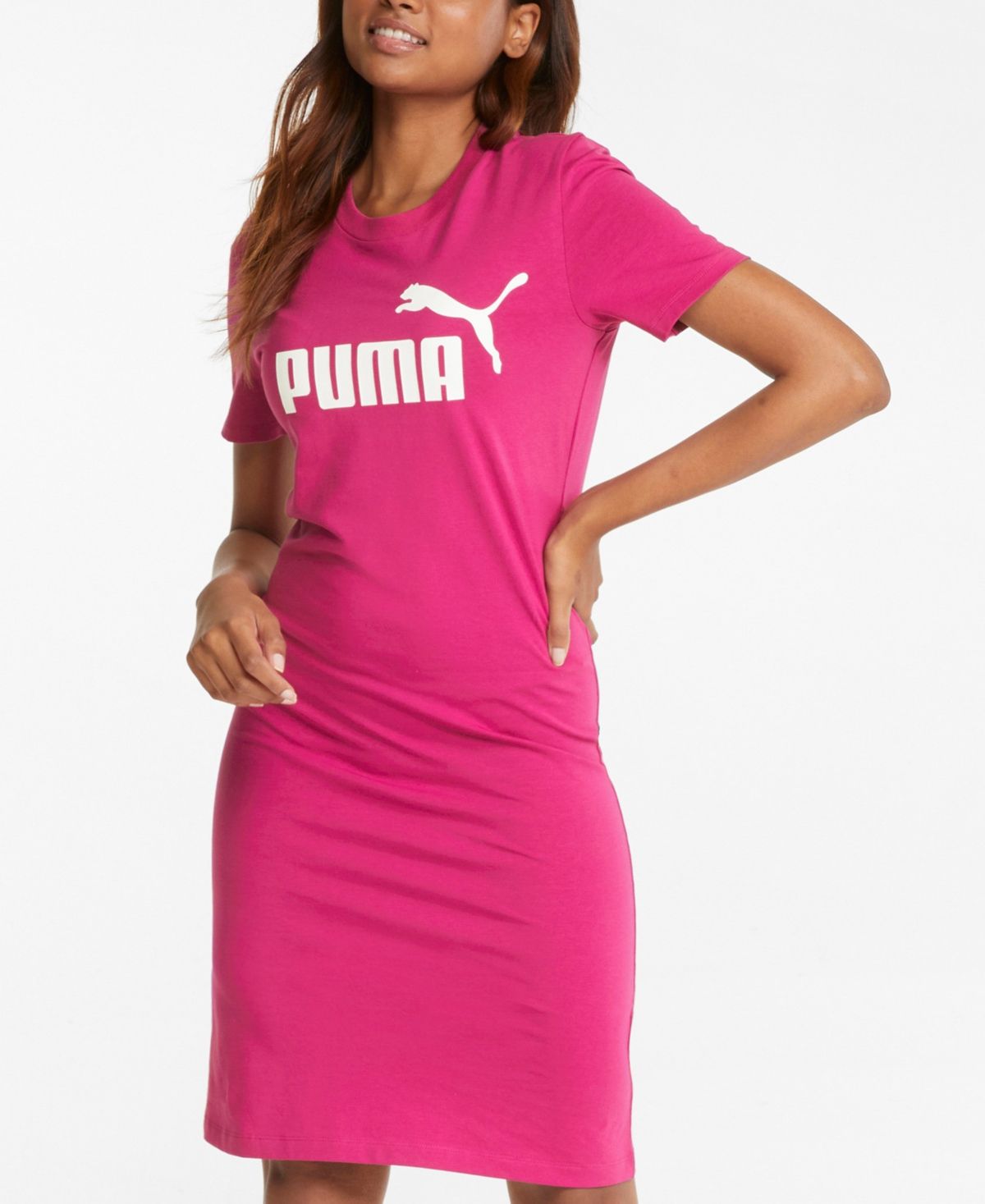 Puma Women's Essential Slim T-Shirt Dress | Macys (US)