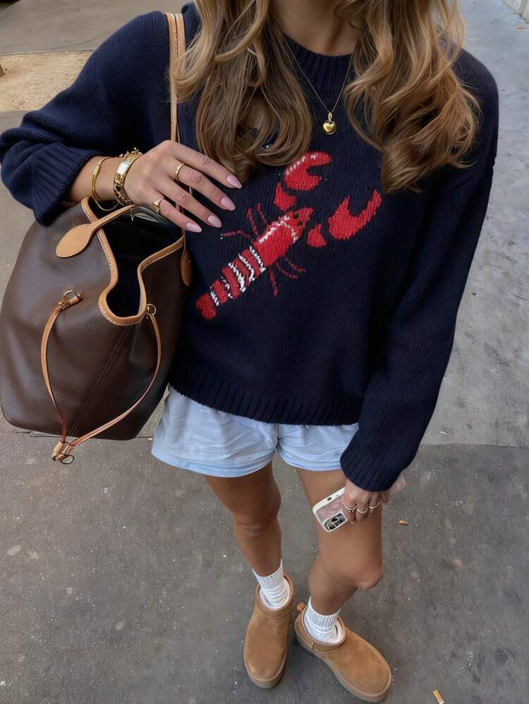Joy Knit Women's Autumn/Winter Sweater - All-Match Tops - Minimalist Casual Versatile - Cute Shri... | SHEIN