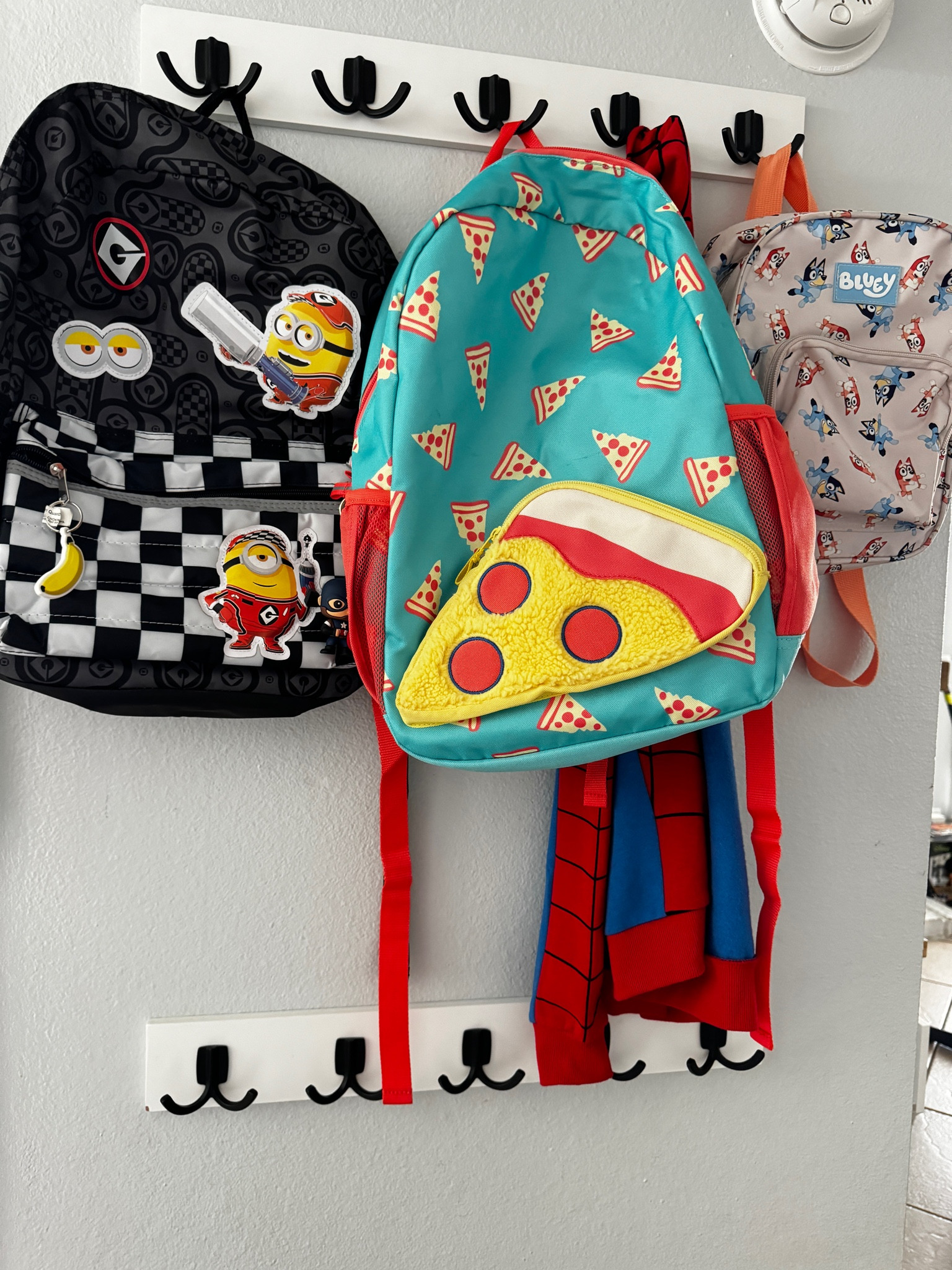 From command center to backpack drop off center. These hooks from #target were the perfect solution to maximize space 

#LTKHome