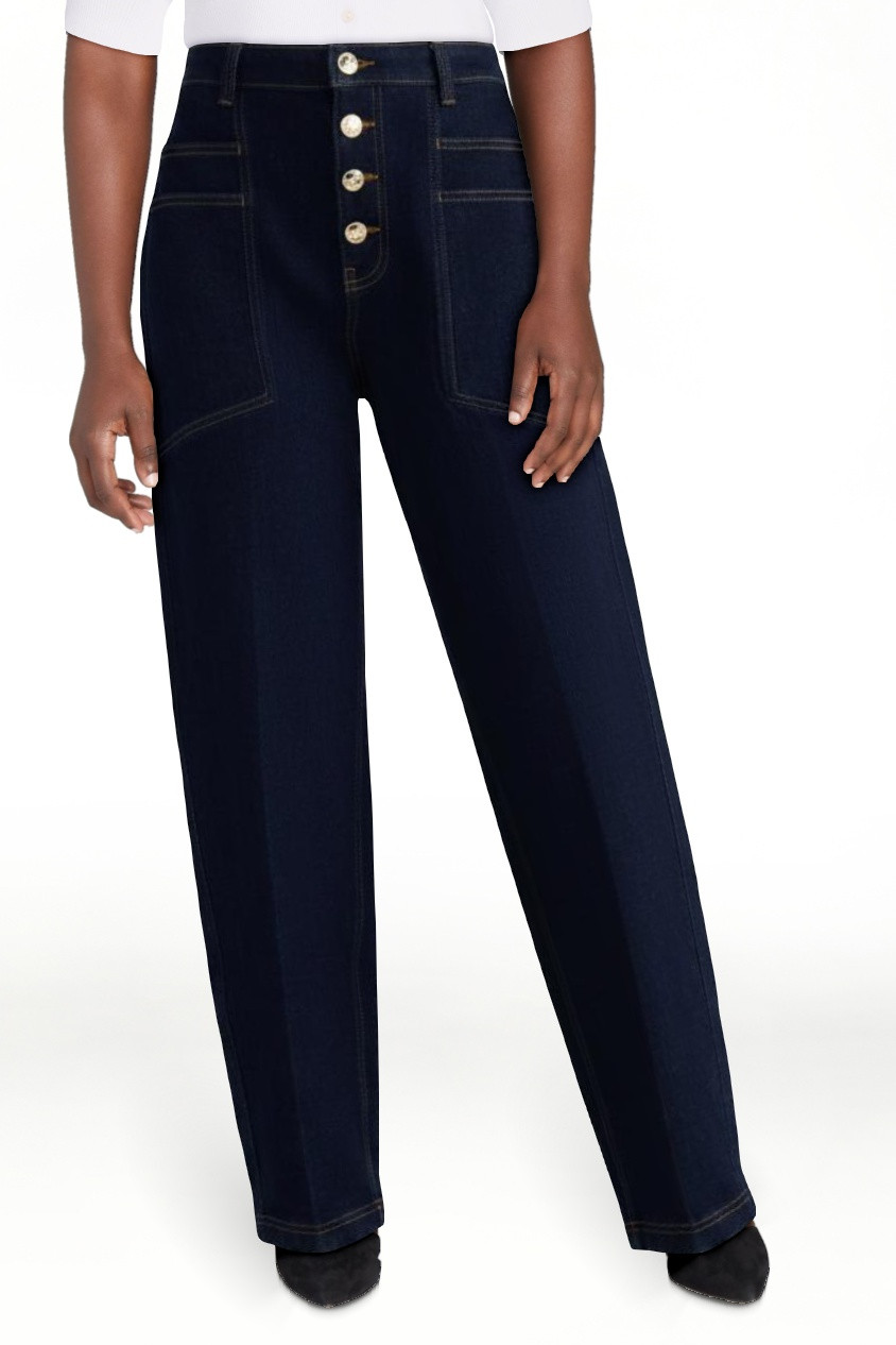 Scoop Women's and Women's Plus High Rise Tapered Leg Pants, 30'' Inseam, Sizes 0-28W | Walmart (US)
