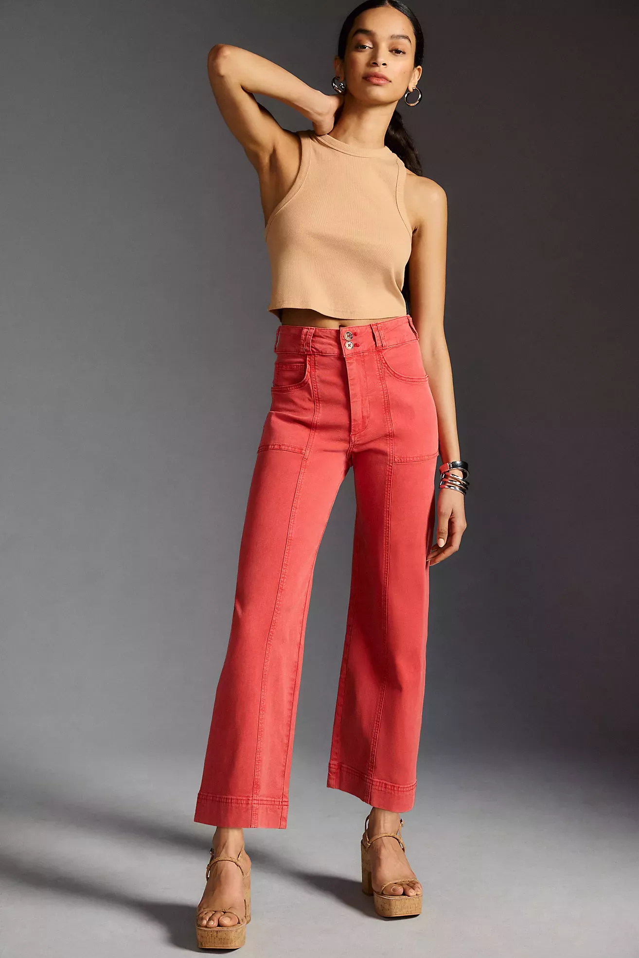 Pilcro High-Rise Pleated Pants curated on LTK