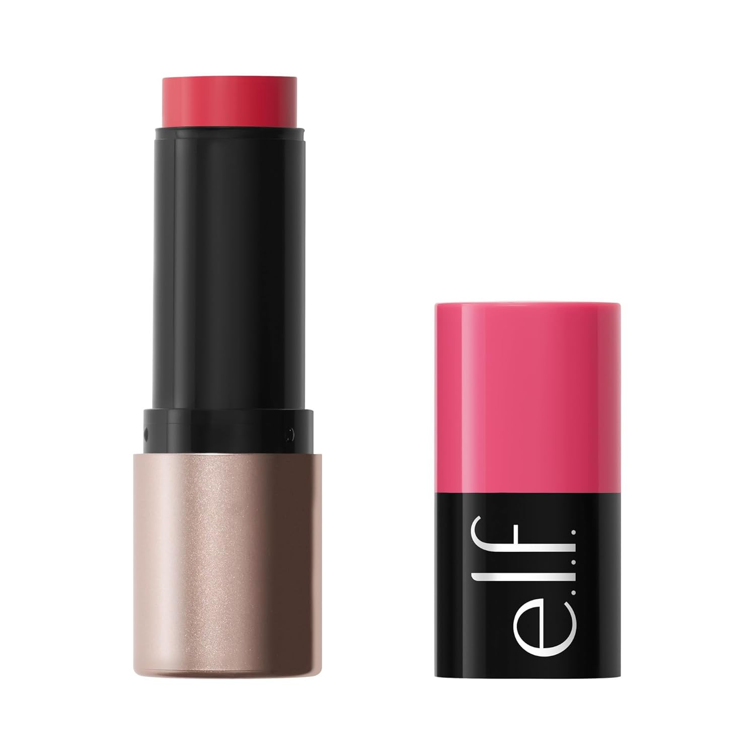 e.l.f. Soft Glam Cream Blush Stick, Buildable Natural Flush, Heat Check | Amazon (US)