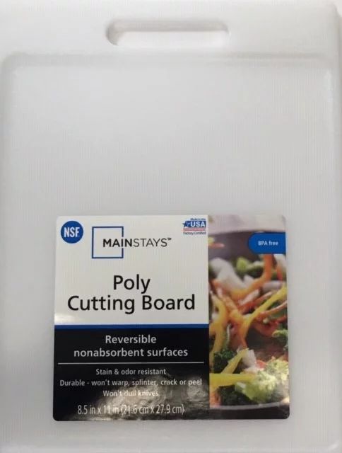 Mainstays Poly 8.5" x 11" Cutting Board - Walmart.com | Walmart (US)