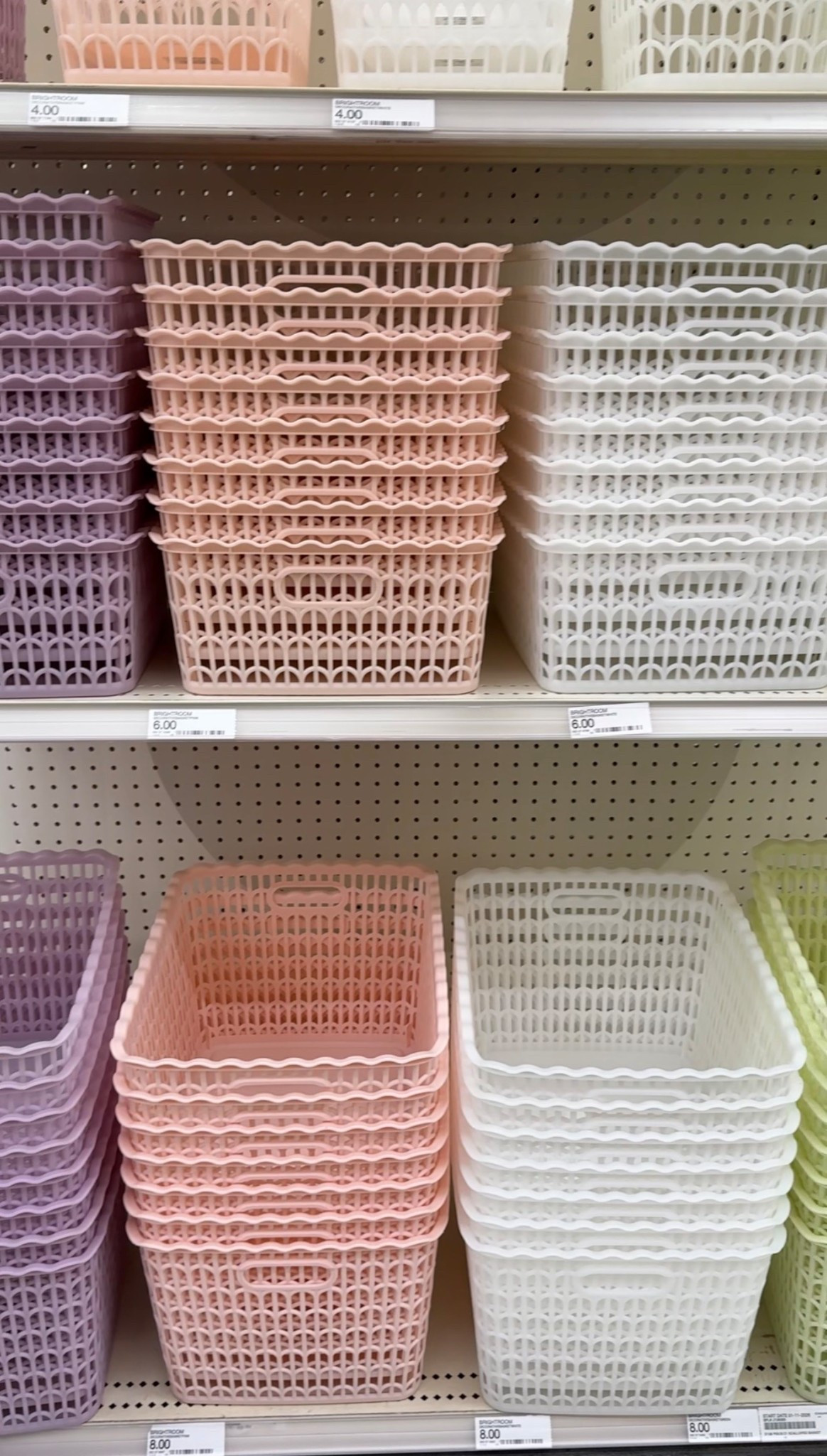 NEW TARGET SCALLOPED BASKETS🧺  #target 

#LTKmomlife #LTKHome #LTKKids