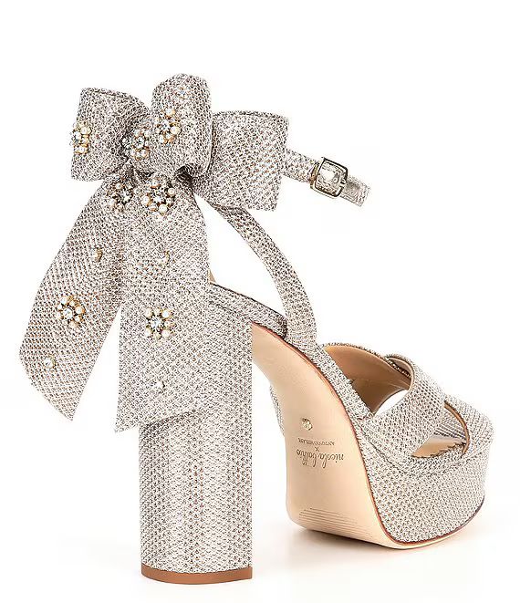 Antonio Melani x Nicola Bathie Lila Bow Detail Platform Dress Sandals | Dillard's | Dillard's