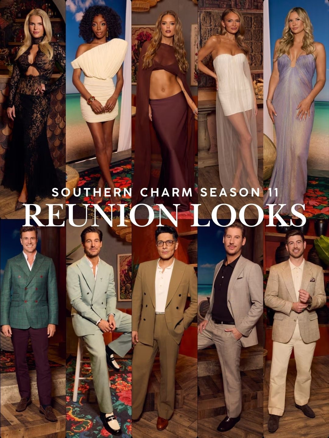 Southern Charm Season 11 Reunion Looks are IN! Not linked: Salley Carson’s Cape by New Arrivals by Ilkyaz özel and skirt by Jessi Netzler for ensemble. Styling credits: Salley Carson @styledvirginia Venita Aspen @alexandrarak 