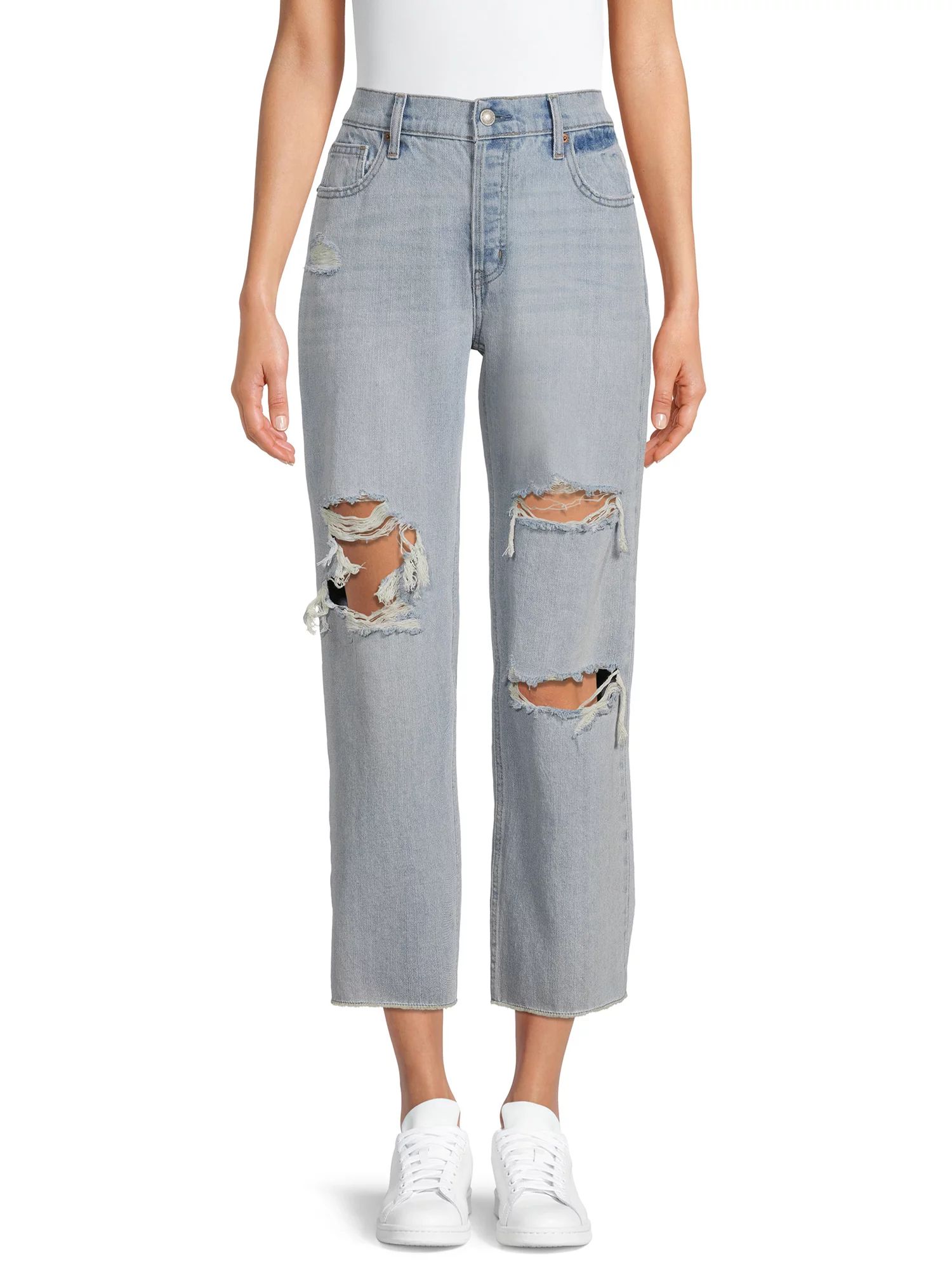 Vanilla Star Women's Juniors Low Rise Baggy Jeans - Walmart.com | Walmart (US)