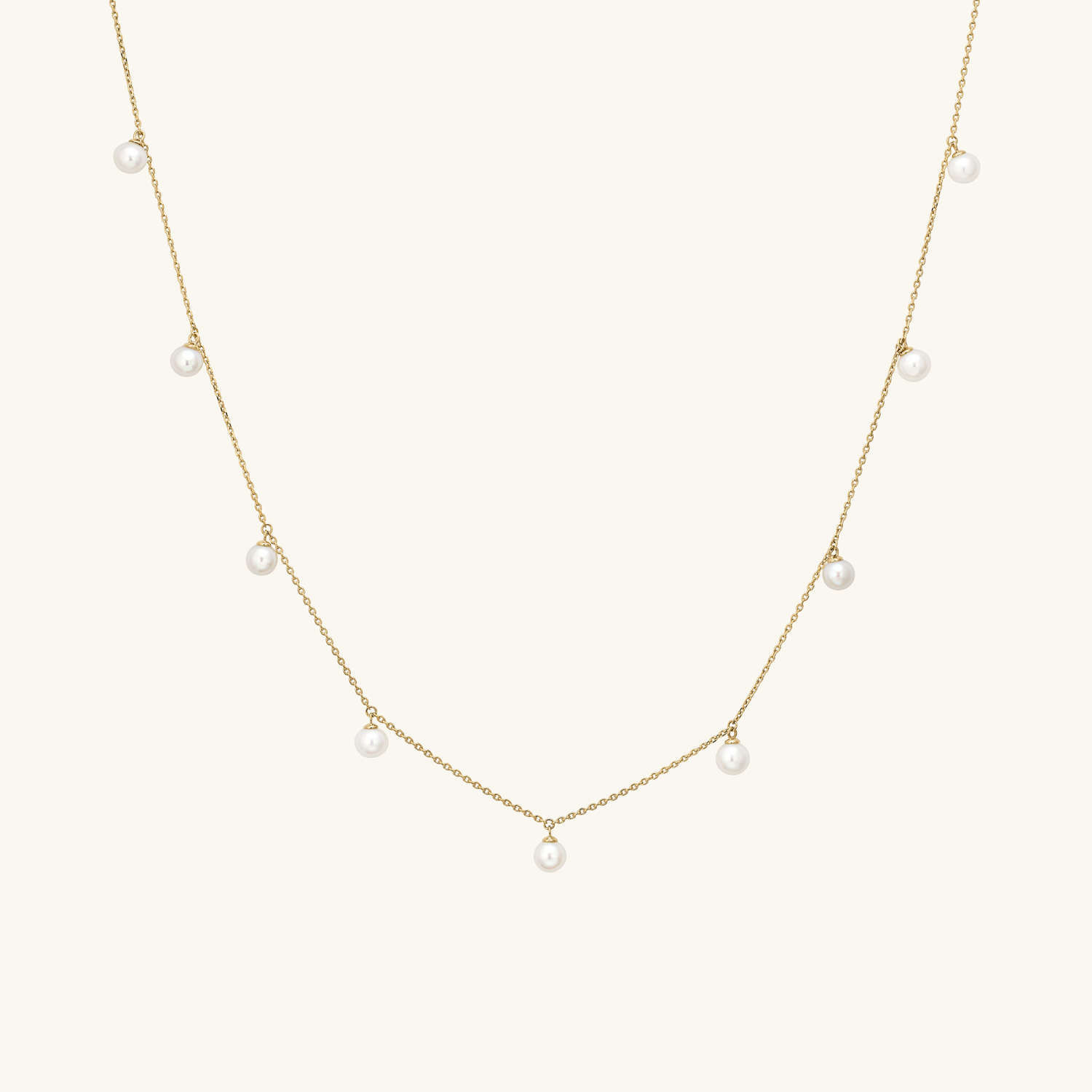 Pearl Station Necklace | Mejuri (Global)