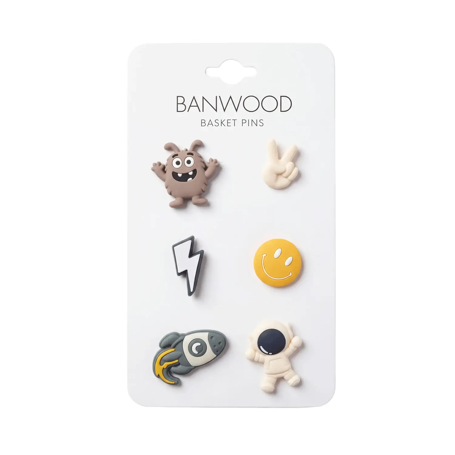 Banwood Basket Pin Space - Decorative Kids Bike Basket Accessory Pin | Banwood