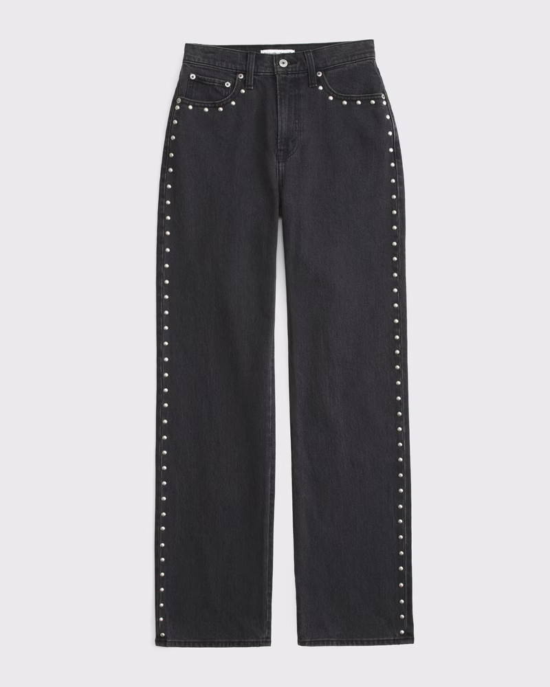 Curve Love High Rise 90s Relaxed Jean | Abercrombie & Fitch (US)
