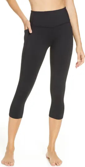 Live In High Waist Pocket Crop Leggings | Nordstrom