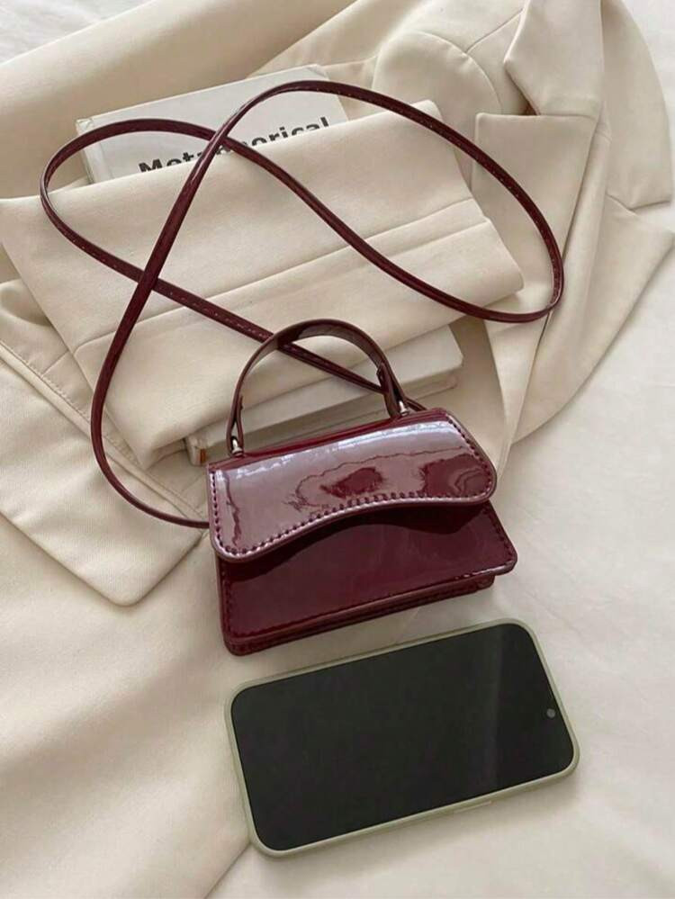 Burgundy Crossbody Bag | SHEIN