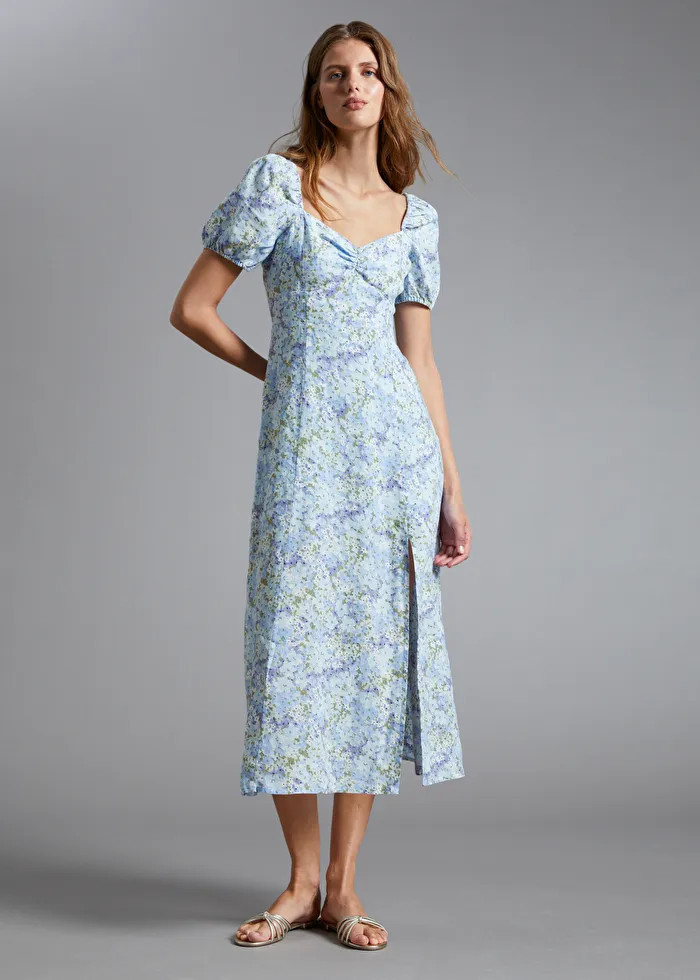 Puff Sleeve Midi Dress | & Other Stories (EU + UK)