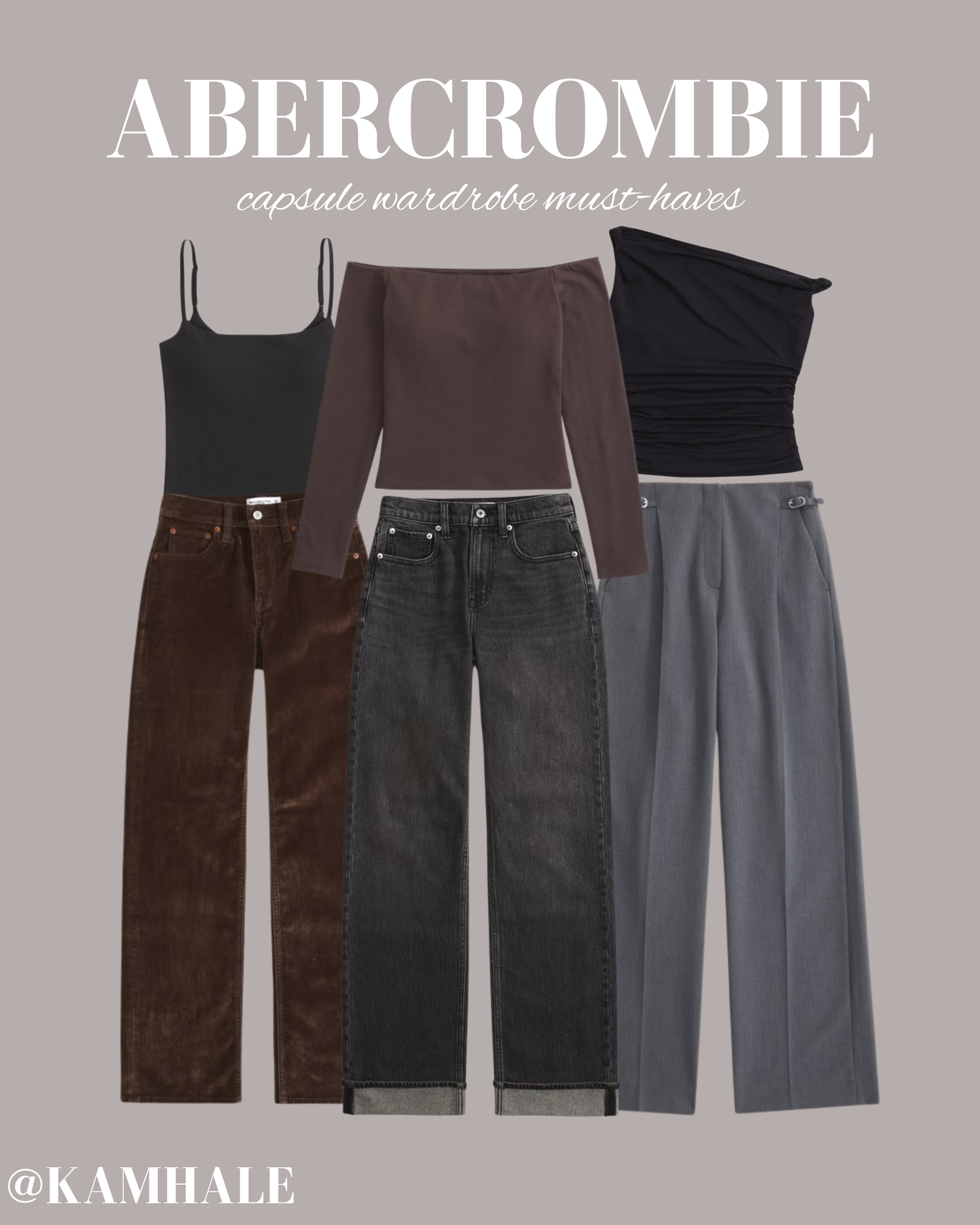 ABERCROMBIE & FITCH F/W CAPSULE WARDROBE MUST-HAVES - ALL PANTS COME IN CURVE LOVE! 
 

#LTKSaleAlert #LTKootd #LTKCyberWeek