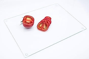 Tempered Glass Cutting Board, Extremely Durable, Long-Standing, Clear Glass, Scratch Resistant, H... | Amazon (US)