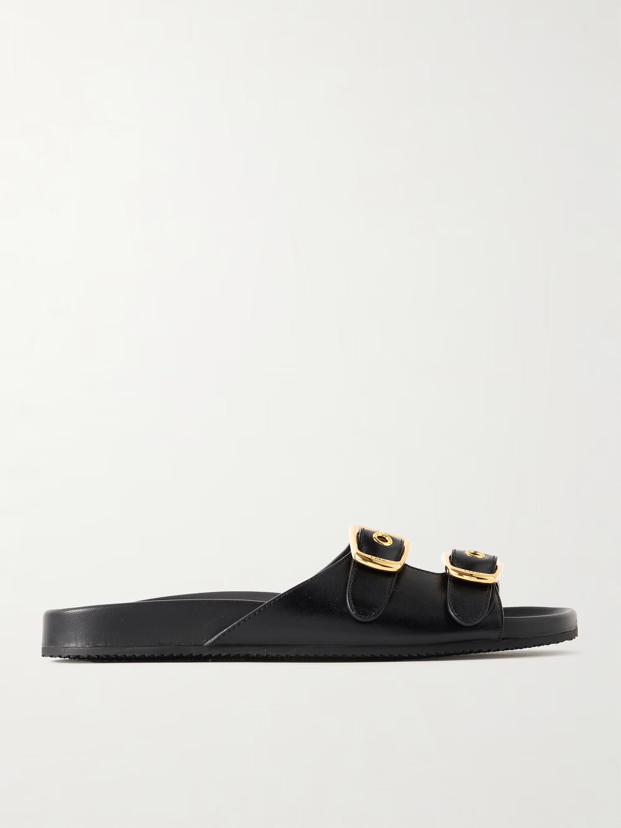 Polly leather slides | NET-A-PORTER (US)