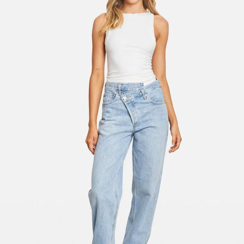 AGOLDE Criss Cross Jean - Blue - 31 | Verishop