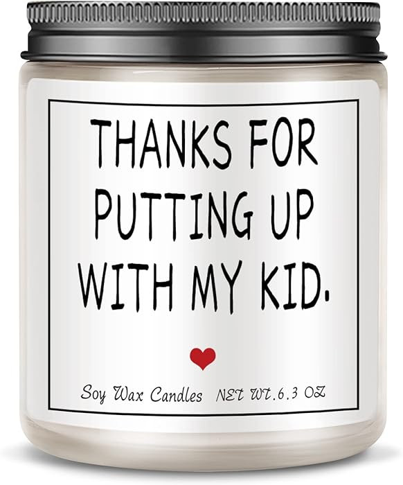 Amazon.com: Teacher Appreciation Gifts Thank You Teacher Gifts for Women & Men Candles Present fo... | Amazon (US)
