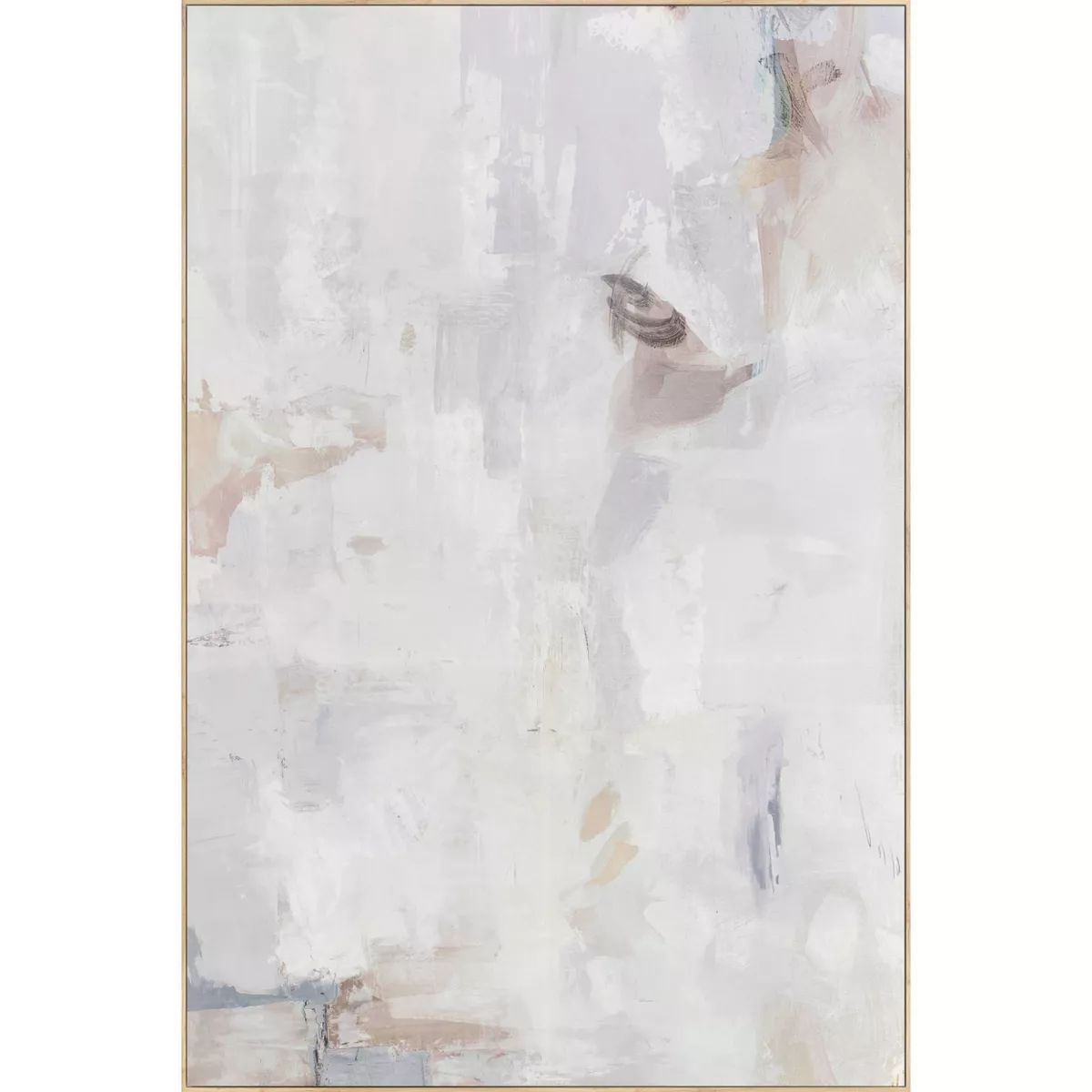 58" x 38" Tonal Abstract Framed Canvas - Threshold™ designed with Studio McGee | Target