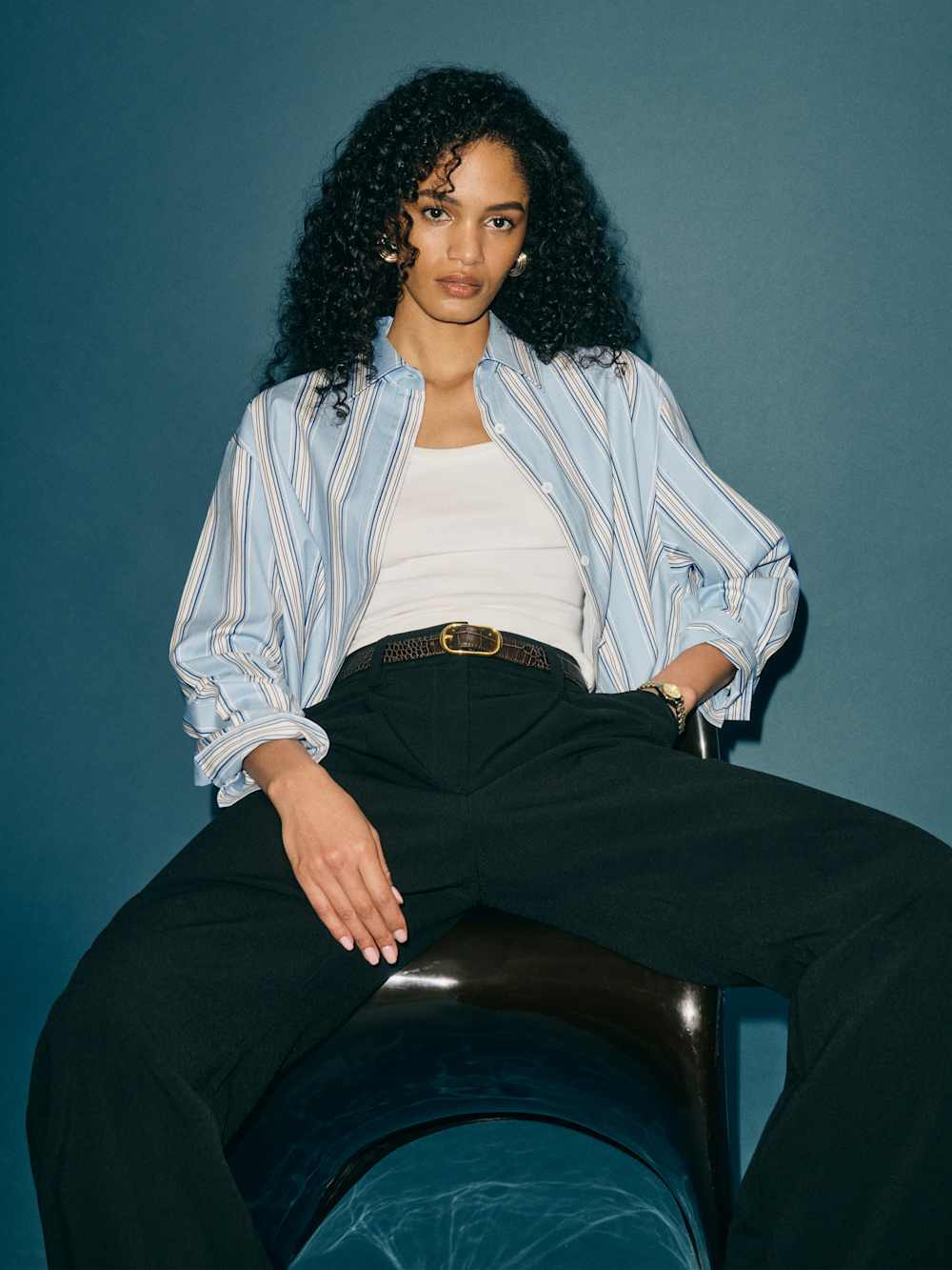 Andy Oversized Shirt | Reformation (Global)