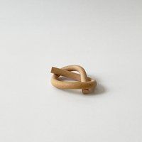 Handmade Stoneware Ceramic Knot, Napkin Ring - Speckle | Etsy (US)