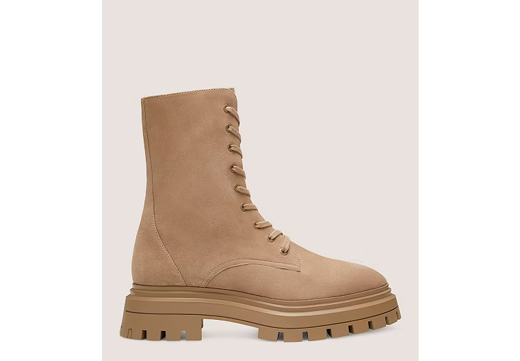 Bedford Sleek Lace-Up Bootie | Stuart Weitzman Outlet