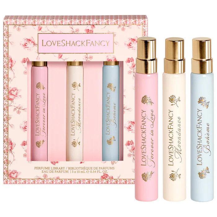 Perfume Library Eau de Parfum Travel Spray Gift Set - LoveShackFancy | Sephora | Sephora (US)