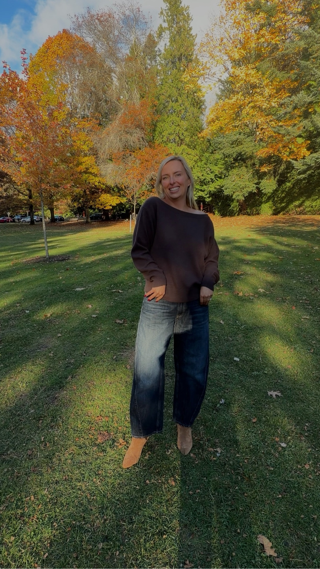 Fall outfit
Winter outfit
Casual outfit
Aritzia sweater 
Off the shoulder sweater 
Family photo outfit
Zara denim

Size medium sweater 
Boots are old 

#LTKMidsize #LTKHoliday #LTKStyleTip