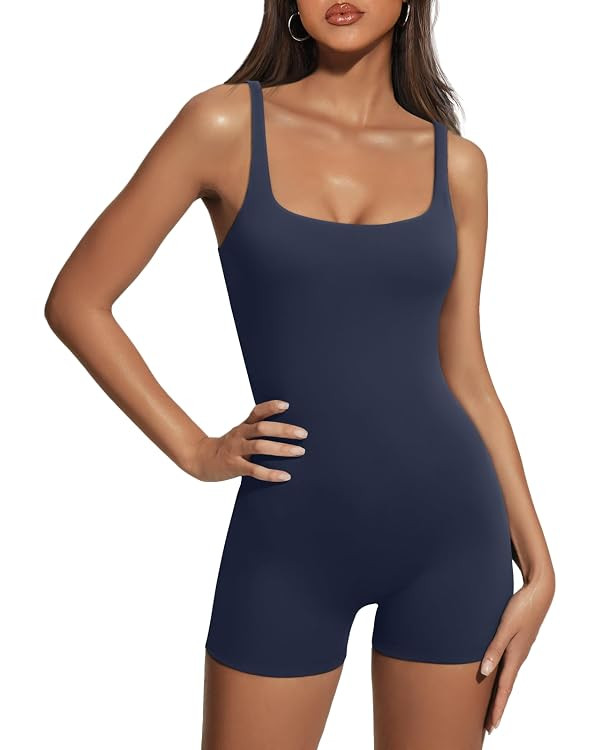 AUTOMET Womens Flattering Shaping Jumpsuit Romper for Summer 2026 | Description: Made with non-se... | Amazon (US)