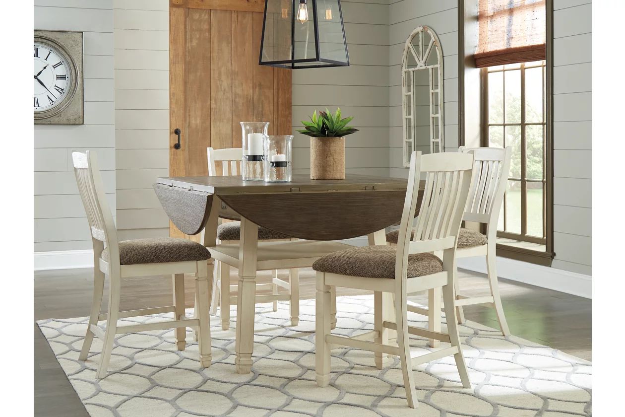 Bolanburg Counter Height Dining Table and 4 Barstools | Ashley Homestore