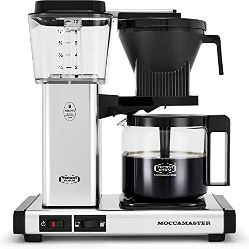 Moccamaster 53941 KBGV Select 10-Cup Coffee Maker, Polished Silver, 40 ounce, 1.25l | Amazon (US)