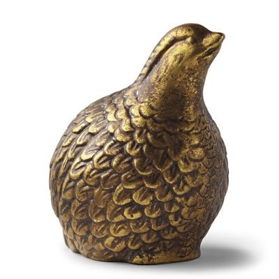Gilded Bird Sculpture | Frontgate | Frontgate