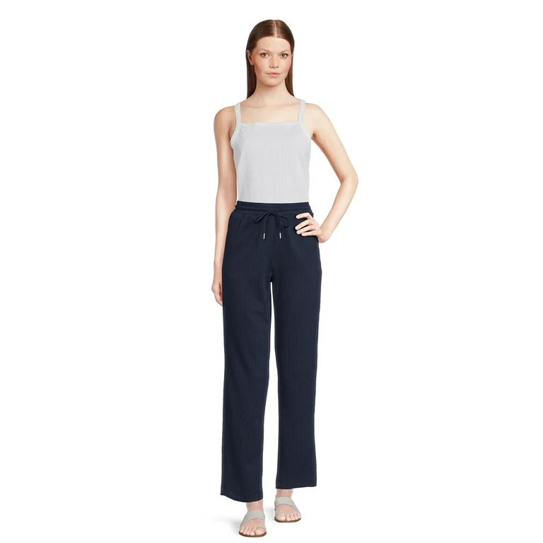 Time and Tru Women's Pull-On Knit Pants, Sizes XS-XXXL | Walmart (US)