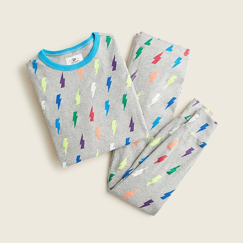 Kids' long-sleeve printed pajama set | J.Crew US