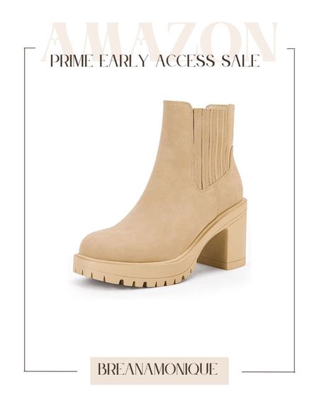 Platform Lug Boots 
The perfect fall booties 
Amazon fashion finds 
Prime deal 

#LTKshoecrush #LTKSeasonal #LTKsalealert