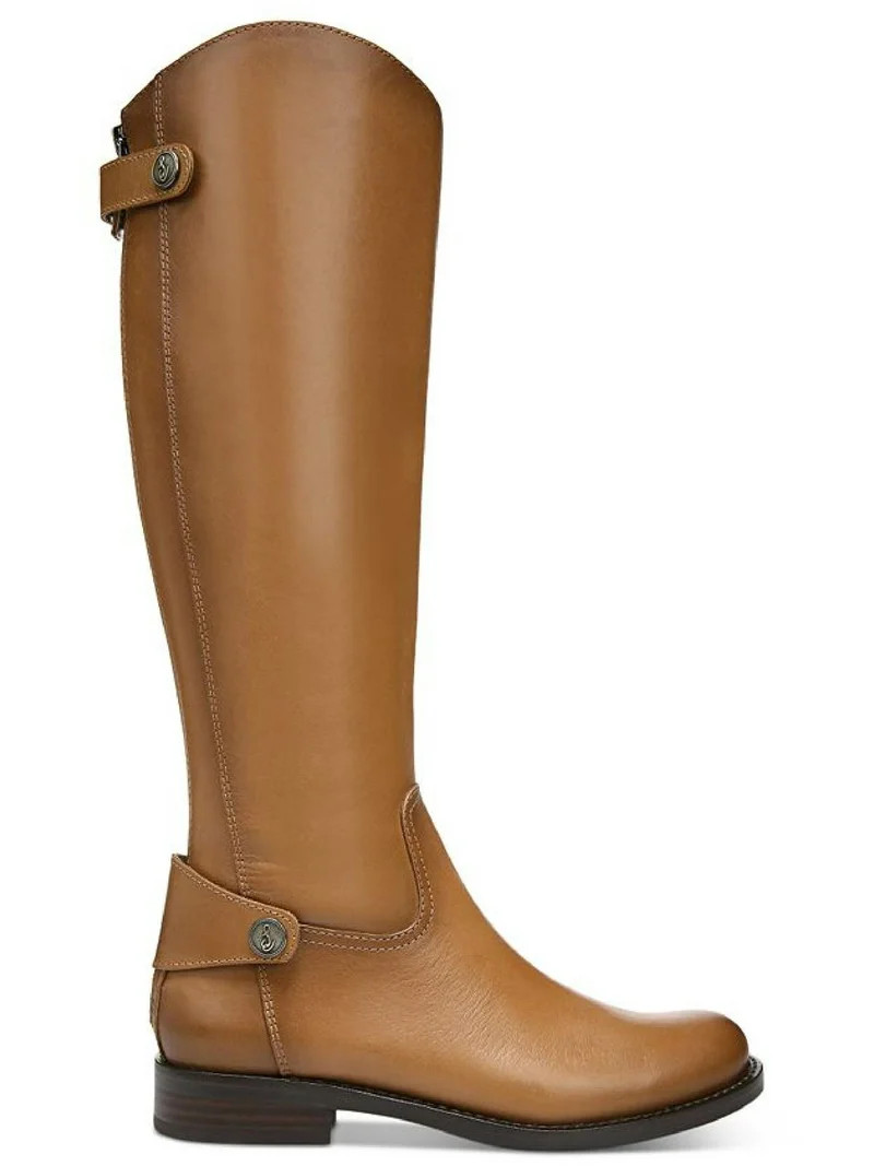 Sam Edelman Womens Mikala Leather Riding Knee-High Boots - Walmart.com | Walmart (US)