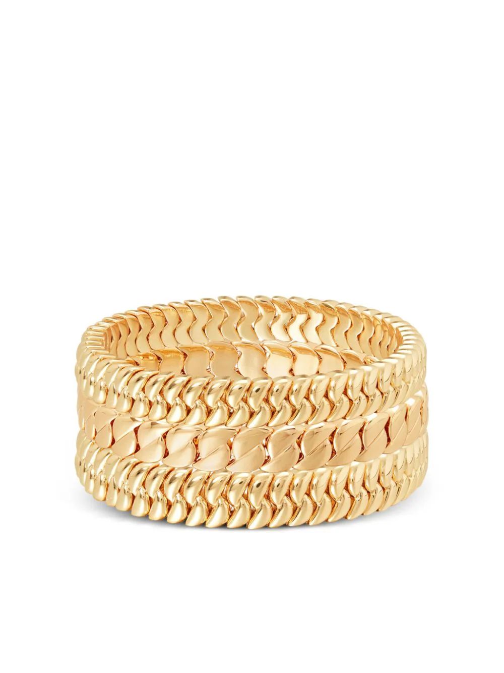 The Super Gold bracelets (set of three) | Farfetch Global