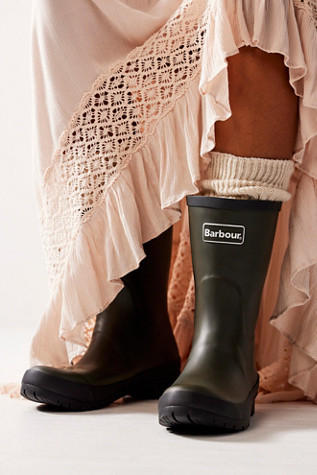 Barbour Banbury Boots by Barbour at Free People, Olive, US 10 | Free People (Global - UK&FR Excluded)