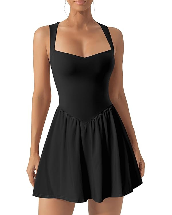 HOCILLE Tank Dress A Line Mini Dresses | Amazon (US)